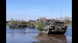 Leopard 2 A7V water crossing Wettiner Schwert 2024