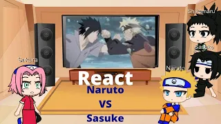 React/Naruto VS Sasuke (GC) Gacha Club