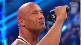 The Rock Full Segment With Becky Lynch and King Corban | WWE Friday Night Smackdown | 4-Oct-2019