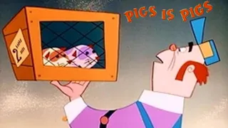 Pigs Is Pigs 1954 Disney Cartoon Short Film