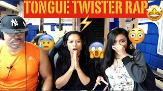 Amazing Tongue Twister Rap (I bet you can't say this!!!!) Producer Reaction