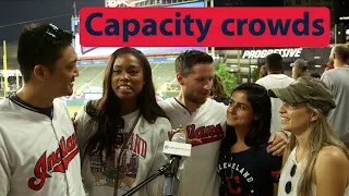 Indians fans overjoyed to be back at Progressive Field in person (2021)