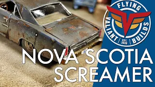 I used AK Interactive's Crusty Rust Deposits Paint to Weather a 1/64 Scale Chevy Nova