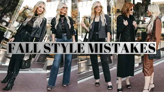 Fall Style Mistakes | Fashion Over 40