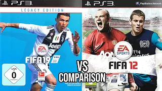 FIFA 19 Vs FIFA 12 PS3