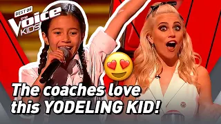 10-Year-Old Rachel sings a YODEL SONG in The Voice Kids! 🤩 | The Voice Stage #59