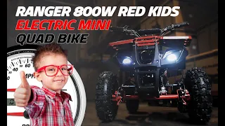 FunBikes Ranger 800w Kids Electric Mini Quad Bike V2