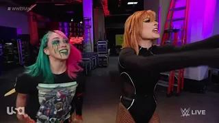 Asuka argues with Becky Lynch backstage - WWE Raw 5/9/2022