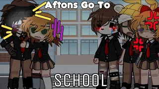 ||Aftons + Ennard Go To School||Gacha FNaF||