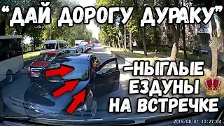 Автоподборка "Дай дорогу дураку"🐏Наглые ездуны едут по встречке#43