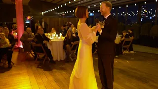 Wedding dance to "Nothing's Gonna Stop Us Now" by Starship