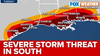 Strong Winds, Tornadoes, Hail All Possible As Severe Storms Roll Through South