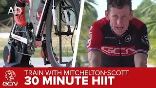 30 Minute HIIT Fat Burn Workout | Train With Mitchelton-Scott