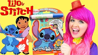 Coloring Lilo & Stitch Magic Reveal Ink Coloring Book | Imagine Ink Marker