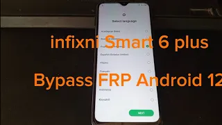 Infinix smart 6plus bypass FRP Android 12 | ปลดล็อด Gmail Infinix smart 6plus
