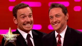 Michael Fassbender & James McAvoy Love Smacking Each Other | The Graham Norton Show