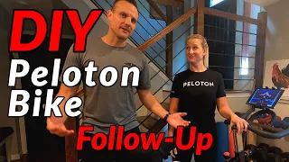 $400 DIY PELOTON BIKE Follow-up // Sunny Bike, Wahoo Cadence Sensor, and the Peloton App