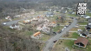 Videos show wake of destruction after deadly tornado rips through Tennessee