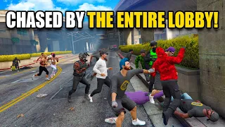 I told the entire lobby whoever catches me wins $8,000,000. | GTA 5 THUG LIFE #400