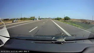 Loose Blind Horse Running Down Highway in Phoenix, AZ