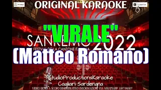 Matteo Romano   Virale (Sanremo 2022) KARAOKE+CORI