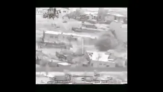 Apache attack helicopter combat footage