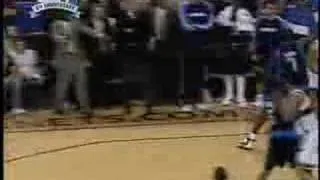 Peja Stojakovic hits the clutch three!