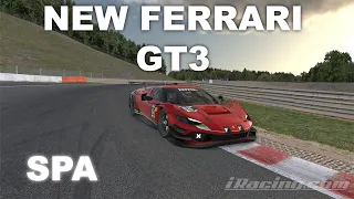 iRacing | *NEW* Ferrari 296 GT3 | Spa Hotlap