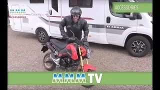 MMM TV motorhome accessories - Honda motorbike and MI powerband