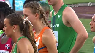 Leichtathletik WM Das Finale der Mixed Staffel über 4x400 m sportschau | Femke Bol