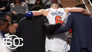 The circus that is the Knicks following the injury to Kristaps Porzingis | SportsCenter | ESPN