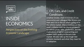 Inside Economics Podcast: #107 - CPI, Cars and Credit Conditions