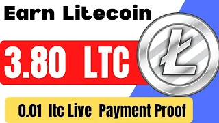 Cryptocurrency Earn - Best Litecoin Earning Site - 0.01 LTC Live Payment Proof - Earn Money Online