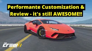 The Crew 2: Lamborghini Huracán Performante Customization & Review + My Vehicle Settings