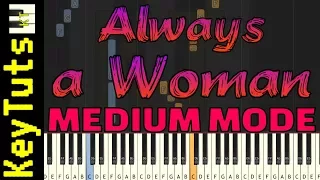 Learn to Play She’s Always A Woman by Billy Joel - Medium Mode