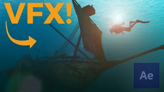 Make a Sunken Ship Scene in Element 3d and After Effects