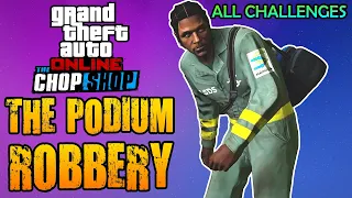GTA Online Chop Shop - The Podium Robbery [All Bonus Challenges] Career Progress