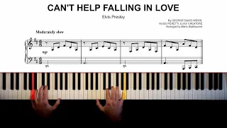 Elvis Presley - Can't Help Falling in Love - Piano Arrangement (FULL SHEET MUSIC)