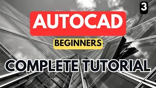 AutoCAD - Complete Tutorial for Beginners - Part 3 (dimensions, layers, text, print)