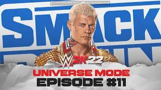 WWE 2k22 Universe Mode - "Cody Rhodes Smackdown Debut" #11 ("WWE 2k22" PS5/XSX Gameplay)