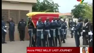 Late President Mills Laid In State