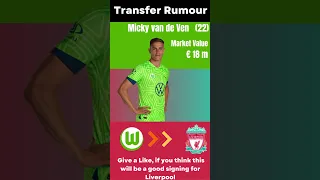 Transfer Rumour: Liverpool to sign Micky Van de Ven ?