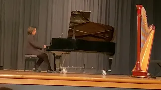 I play Ballade no. 1 by Chopin for school talent show