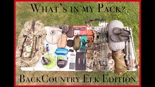 What's In My Pack? 10 Day Colorado Archery Elk Hunt
