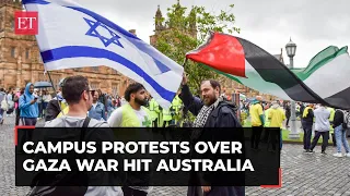 After US, campus protests hit Australia; anti & pro-Israel protesters face off at Sydney University