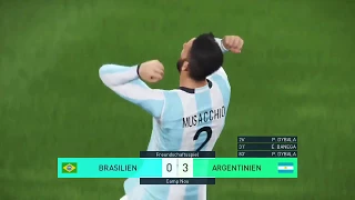 PES 2018 Demo Gameplay Argentina vs Brazil Play Best