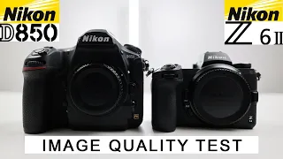 Nikon D850 VS Nikon Z6II | IMAGE QUALITY TEST | REVIEW