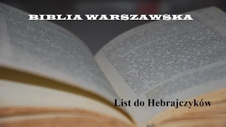 BIBLIA WARSZAWSKA NT 19 List do Hebrajczyków