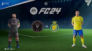 FIFA 24 - Al Nassr Vs Inter Miami CF - Club Friendly | Ft. Messi Ronaldo | PS5™ [4K60]