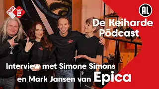 De Keiharde Pödcast interviewt Simone Simons en Mark Jansen van Epica | NPO Radio 2